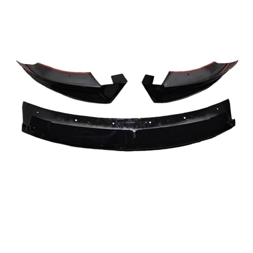 Alerón de barbilla delantera para Tesla Model 3 Highland 2024, kit protector negro