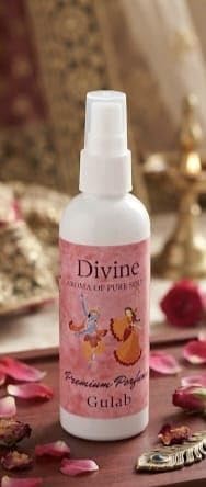 Divine Premium Perfume – Aroma of Pure Souls, Spray for home temple Garden Spray spiritual fragrance experience (Gulab) 100 ml-image-2