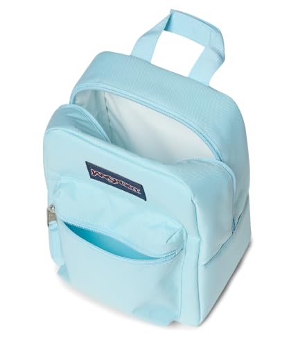 Image of JanSport Big Break Insulated Lunch Bag - Travel Cooler, Sky High Blue | Small Compact Soft-Sided Travel Cooler for Day Trips