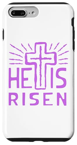 Jesus Is Alive He Has Risen Christ Rose From The Dead �C�[�X�^�[ �X�}�z�P�[�X iPhone 7 Plus/8 Plus �p