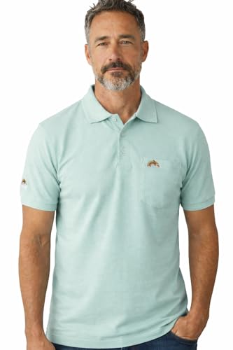 Image of Men Regular fit Polo Neck Front Pocket ||Pocket Embroidery Casual Wear T-Shirt||Half Sleeve Side on Sleeve Embroidery|| Button Closer t Shirt for Men
