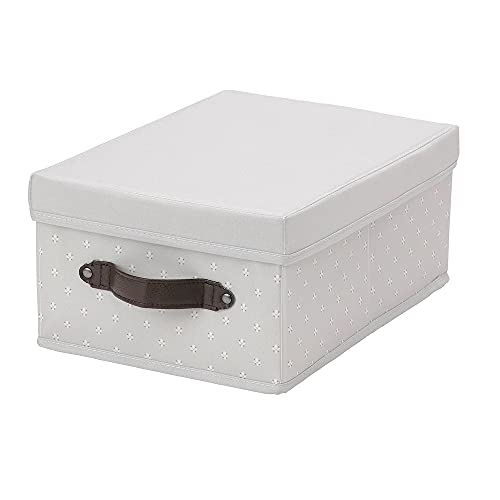 Ikea Tssp Box With Lid, Grey/Patterned25X35X15 Cm (9 ¾X13 ¾X6) #TOP17