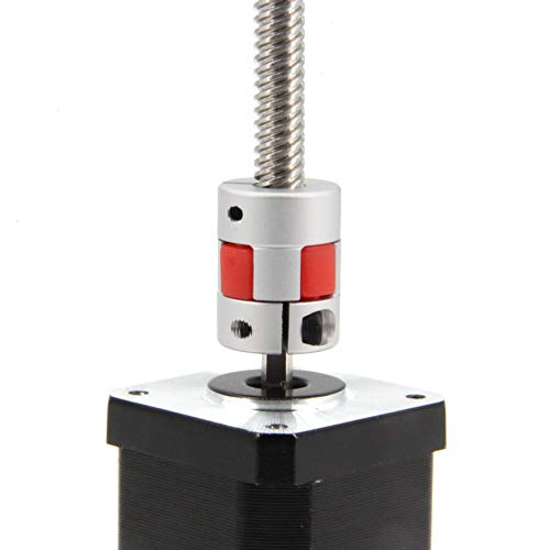 Zeberoxyz ZE032-4 2Pcs 5Mm To 8Mm Aluminium Plum Flexible Shaft Coupling Diameter20Mm Length25Mm 5X8Mm Motor Connector Flexible Coupler thumb #3