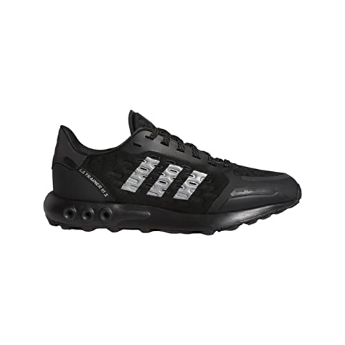 Adidas Originals LA Trainer III Big Kids Youth Grade School Running Shoes Sneaker (5.5, Numeric_5_Point_5) Black/Silver
