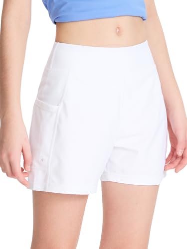 DEVOROPA Youth Girls Swim Board Shorts with Mesh Liner Quick Dry Beach Summer Swimwear Kids Swimming Shorts UPF 50+ Pockets