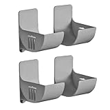 Contenu de l'emballage et spécifications : ce lot comprend 4 supports de rangement pour sacs poubelle, divisés en 2 ensembles. Le support est fabriqué en matériaux et mesure environ 7 x 5 x 4 cm. Il est disponible en trois couleurs : blanc, gris et noir.