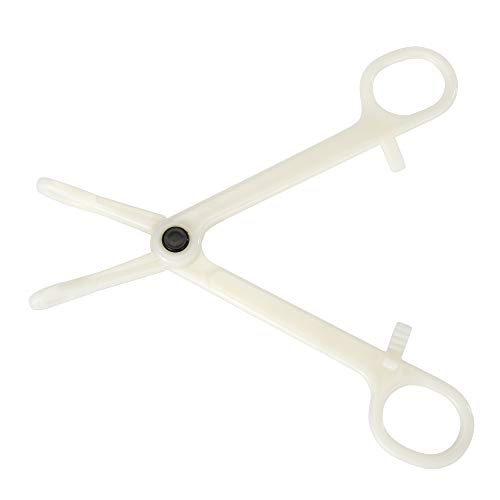 Piercing Clamps Disposable,10pcs Disposable Piercing Forceps Clamp Slotted Navel Forceps Piercing Pliers Piercing Tool Supply