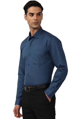 Image of Peter England Men's Solid Regular Fit Shirt