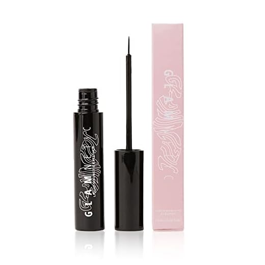 Glamnetic Magnetic Eyeliner - Black | Waterproof Liquid, All-Day Hold for Magnetic Eyelashes, Sweatproof, Paraben-Free - 7.5ml