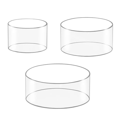 FytStycale 3 elevadores de Tartas en tamaños de 15, 20 y 25 cm, Ideales para Celebraciones.