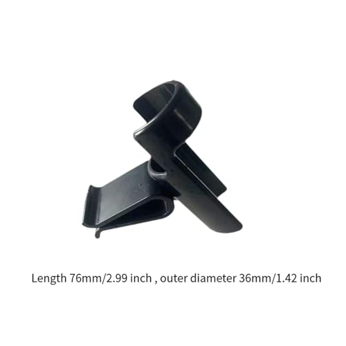 oshhni Vara de pesca balde rack suporte de vara de pesca suporte de montagem removível clipe fixo de