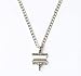 Curb Stainless Steel Chain Necklace Pendant for All 22mm Watch, Compatible with Samsung Galaxy Watch 3 45mm/46mm/Gear S3 Frontier/Classic/Huawei Watch GT2 Pro/GT 2e/GT 46mm/GT2 46mm/Ticwatch Pro 3