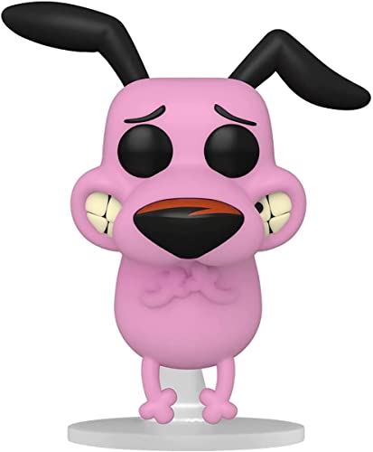 Funko Pop! Animation: Courage - Courage The Cowardly Dog - Figura de Vinilo Coleccionable - Idea de Regalo- Mercancia Oficial - Juguetes para Niños y Adultos - TV Fans - Muñeco para Coleccionistas