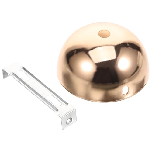 TOVINANNA Dome Ceiling Canopy Kit 100mm Half-Round Pendant Light Cover Plate with Mounting Bracket and Screws for Ceiling Light Fixture Installation