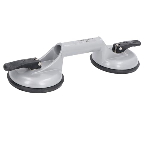 Suction Cup Lifter 100kg Force Heavy Duty Aluminum Alloy Glass Tile for Smoothly Surfaces Ergonomic Design