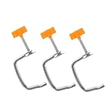 MOLUCKFU 3Stücke Nudelmaschinen Befestigungsclip Langlebig Stabiler Halter für Manuelle Nudelmaschinen Einfach zu Bedienen für Pasta Enthusiasten Küchenzubehör