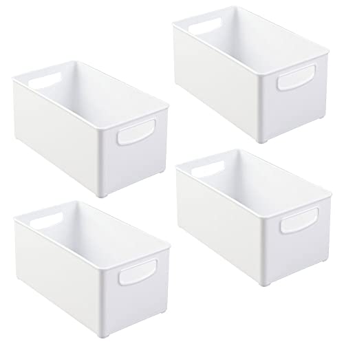 MDesign Set da 4 box in plastica ideali in cucina
