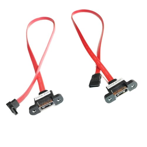 Cable de datos SATA 3.0 en ángulo de 90° de 50 cm miniatura 2