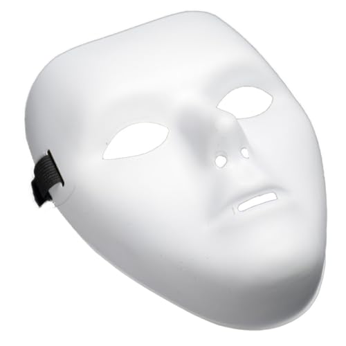 Gcroet Masque masque blanc masque de mascarade Party Diy Cosplay Cosplay Masques pais peinables.