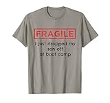 Photo Gallery fragile ho appena lasciato mio figlio al boot camp military maglietta Photo Gallery fragile ho appena lasciato mio figlio al boot camp military maglietta