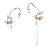 Clip de oreja de pez, accesorio de cobre no perforado, diseño adecuado para cualquier atuendo, joyería de oreja galvanizada de cobre
