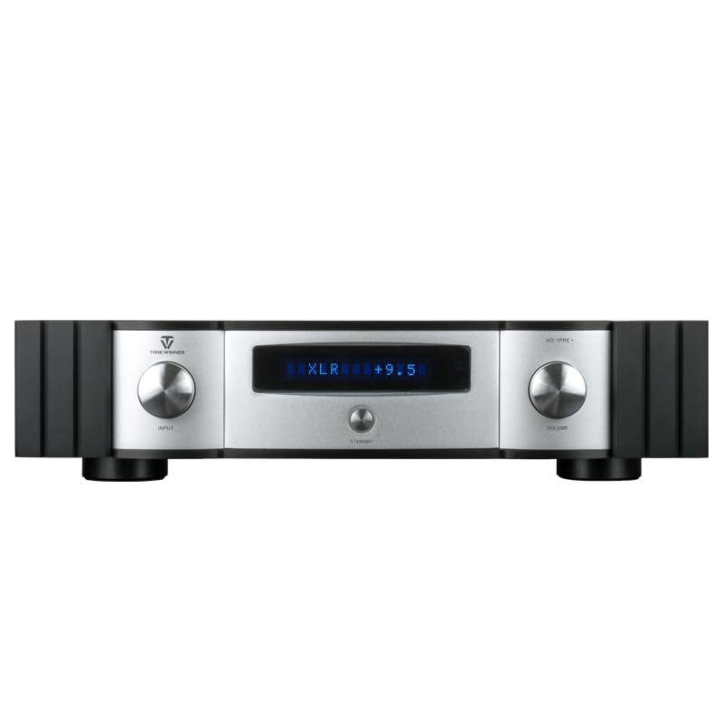 AD-1PRE+ Hi-Fi Audio Stereo DSD Preamplificatore - decoder high-end che supporta CD, SACD, MP3, WMA formati audio e USB-Audio, phono MM/MC'