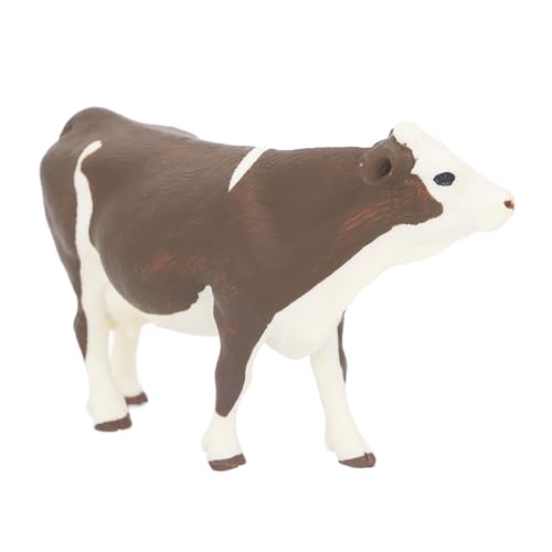 FTVOGUE Detalles Realistas de la Figura de Vaca Simmmental Juguete Plástico Blando para la Decoración Mesa, Ideal para Niños y Entusiastas Naturaleza FTVOGUE Detalles Realistas de la Figura de Vaca Simmmental Juguete Plástico Blando para la Decoración Mesa, Ideal para Niños y Entusiastas Naturaleza