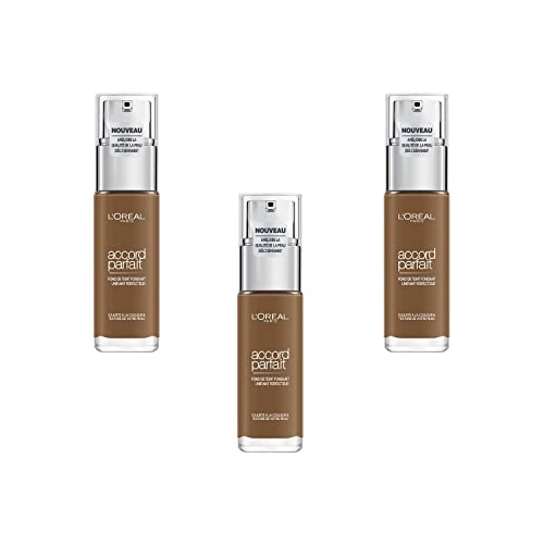 Three Pack L'Oreal True Match Liquid Foundation 10W Deep Golden 3x30ml
