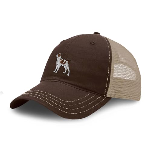 Gorra Richardson Soft Mesh con bordado de perro Brittany Spaniel miniatura 1