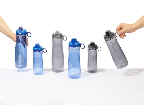 Image of Pogo BPA-Free Plastic Water Bottle with Chug Lid, 40 Oz, Blue