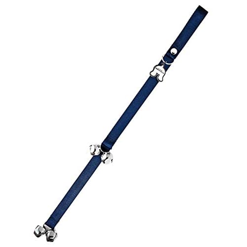 Mighty Paw Dog Doorbells - Reinforced Rivet - Connects Around Door Knobs and Handles - Easy 3 Step Training Guide Included - Louder & More Durable Tinkle Bells - Potty Training Made Easy - N