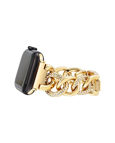 Image of Anne Klein Fashion Chain Bracelet for Apple Watch, Secure, Adjustable, Apple Watch Replacement Band, Fits Most Wrists