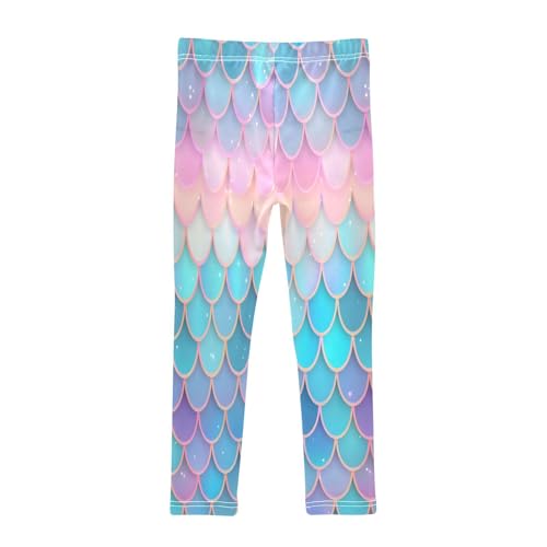 Bolaz Toddler Girls Leggings Printed Yoga Pants Leggings Fish Scales Three for Kids2