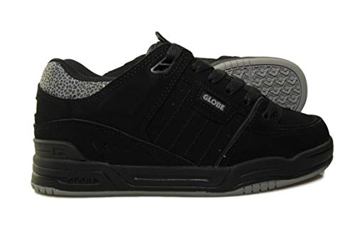 Image of Globe Fusion, Men's Skateboard Shoe, Multicolour Black Black 3m Pebble 000, 9 UK