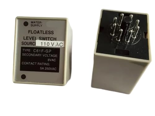 Relais de niveau d'eau 8 broches C61F-GP DC24V pour l'automatisation de pompe de puits