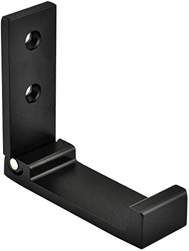 Être Crochet Chapeau Dissimuler Pliable Sac Support Mural Simple Manteau Alliage Aluminium Rectangle Garde-Robe (Noir) - Noir, Taille Unique Cover