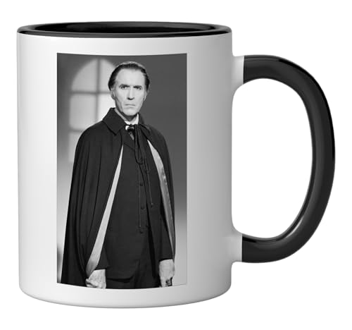 Taza de cerámica actor Christopher Lee Dracula 11 oz miniatura 2