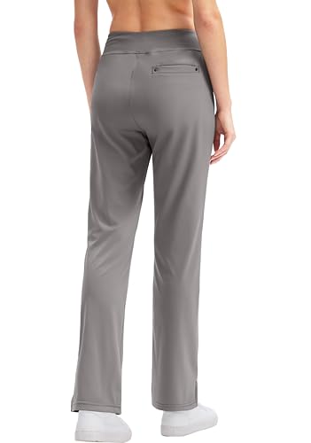 Santiny Womens Golf Pants With 3 Pockets Stretch High Waisted Soft Travel Casual Pull On Pants For Women thumb #2