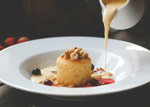 RUF Vanillesoße ohne Kochen, Dessertsoße Vanille nur mit kalter Milch anrühren, für Apfelstrudel, Crumble und Mousse au chocolat, Großpackung, 1x1000g