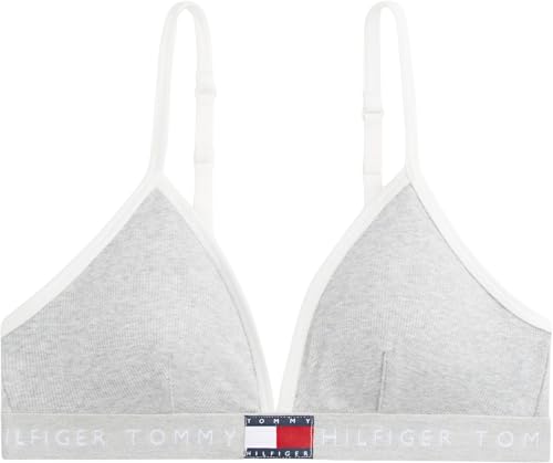 Tommy Hilfiger Rib Rp Triangle top de biquíni triangular preto para mulher 4