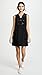 English Factory Women's Lace Up Front Dress, Black, S