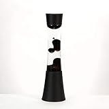La lavalamp è realizzata in una struttura leggera ma allo stesso tempo robusta in alluminio e vetro. L'interruttore si trova sul cavo. Altezza: 39 cm, diametro: 11 cm