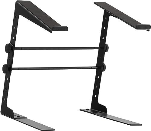 Support ordinateur portable robuste en acier avec pinces