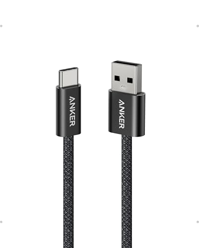 Anker Zolo USB C Kabel [1 Stück 1m] 3.1A USB auf USB C Kabel nahtlose CarPlay-Verbindung geflochtenes USB-C Ladekabel für iPhone 17 Pro Max/16/15 Serie Samsung Galaxy S25/S24 MacBook Pro/Air