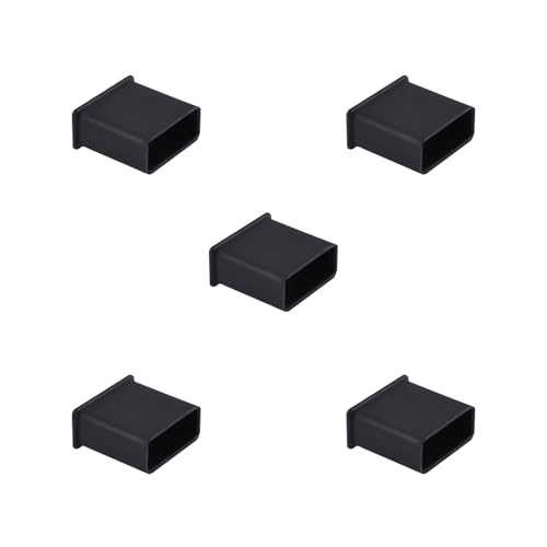 Image of 5 PCS USB2.0 Port Anti-dust Plugs, PE Covers Caps Stoppers, Port Protector for PC Computer Laptop Router Network Hub or Other Standard USB 2.0, 0.51 x 0.2 (LxW)