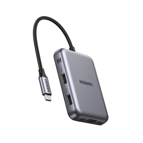 Hub USB-C Ugreen CM896 7 en 1 Gris