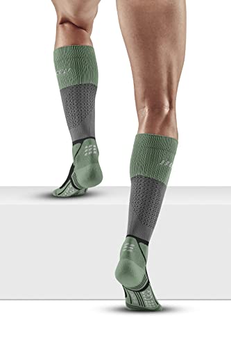 Cep Max Cushion Hiking Socks, Grey/Mint, Men, Iii #TOP3