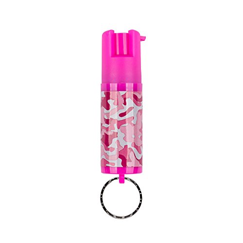 SABRE RED Pepper Spray Keychain for Women – Mini Case with Cute Design
