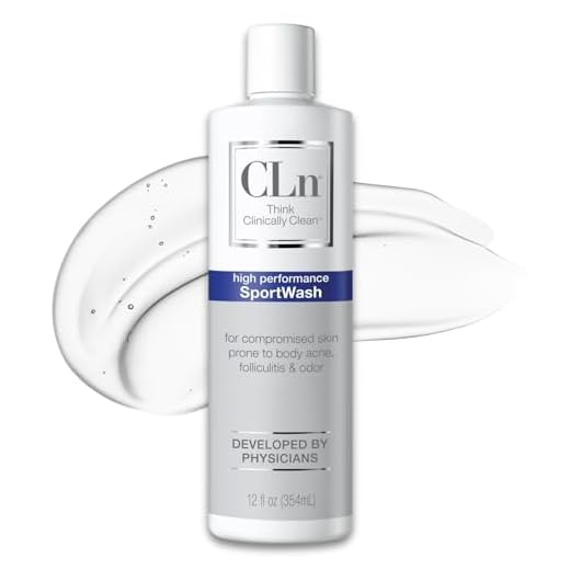 CLn® SportWash - Sport Body Wash for Skin Prone to Sport Infections, Rashes, and Ingrown Hairs (12 fl oz)