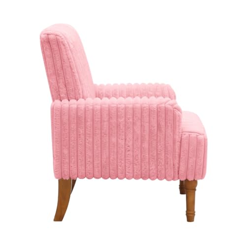 Sillón Plegable Tela Pana Rosa miniatura 5